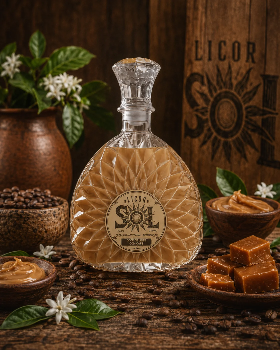 Licor Doce de Leite com Café